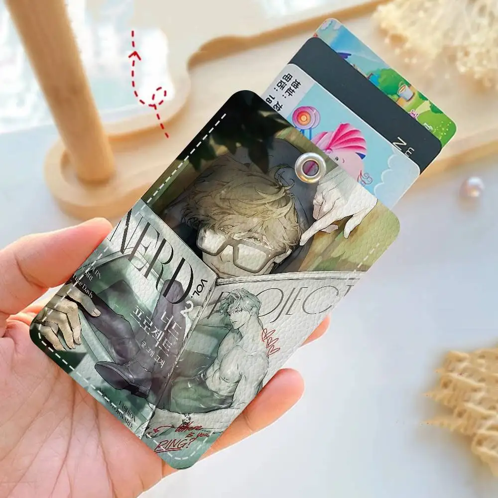 Nerd Project Bl Anime Access & Meal Card حامل المفاتيح الائتمان معرف البنك بطاقة واقية المفاتيح قلادة الموضة #5