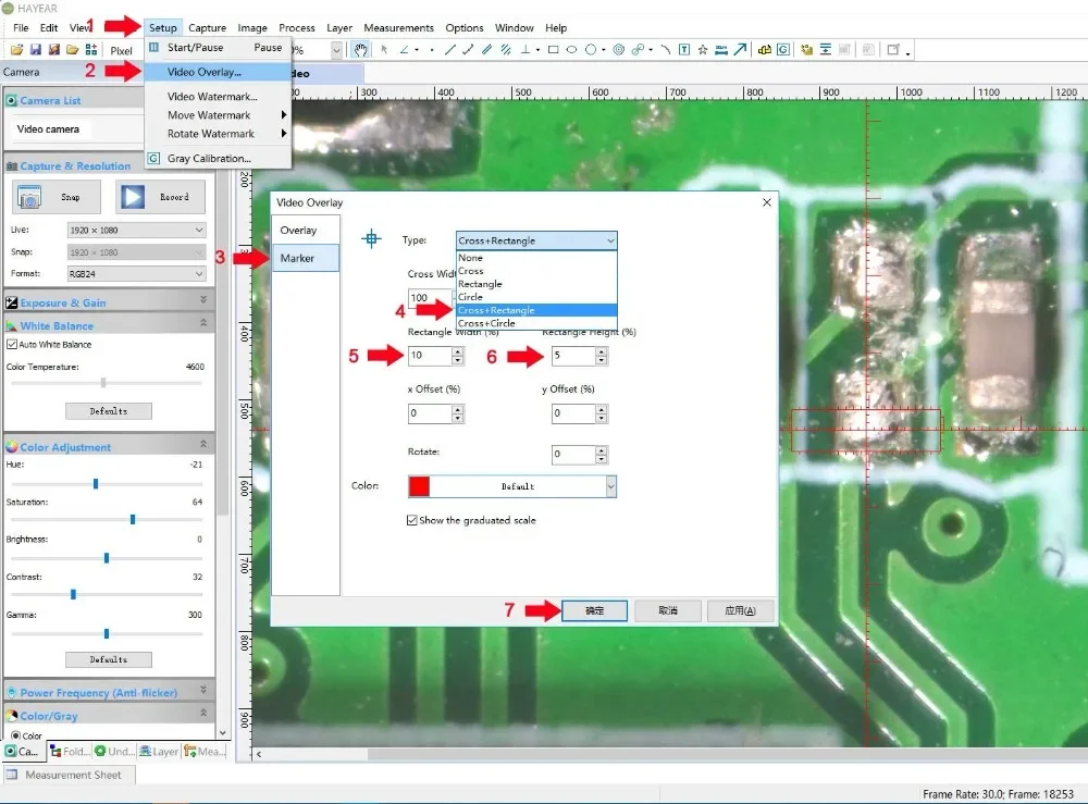 HY-12MP câmera usb 12mp cmos câmera eletrônica microscópio digital driver/software de medição para win 10/7/8