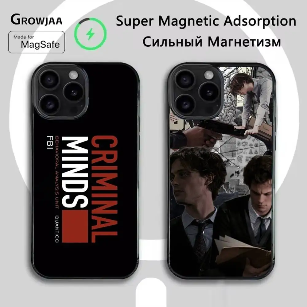 

TV C-Criminal M-Minds Phone Case For iPhone 16e,16,15,14,13,12,11,Plus,Pro,Max,Mini Magsafe Magnetic Wireless Charging