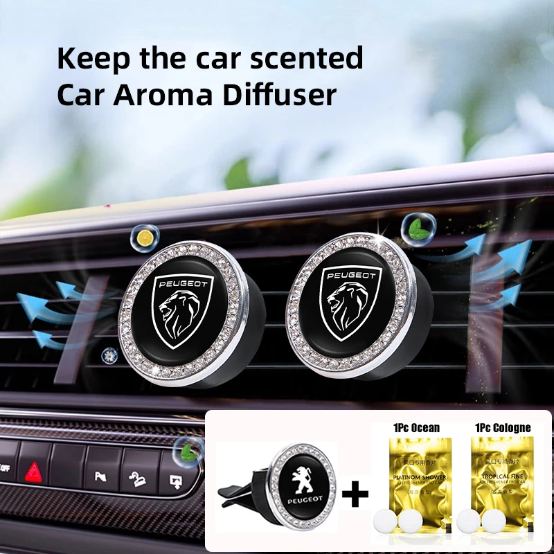 1 unidad de clip aromatizante para salida de aire, ambientador sólido para coche, para Peugeot 206 308 106 207 208 307 407 301 508 607 406 107 408