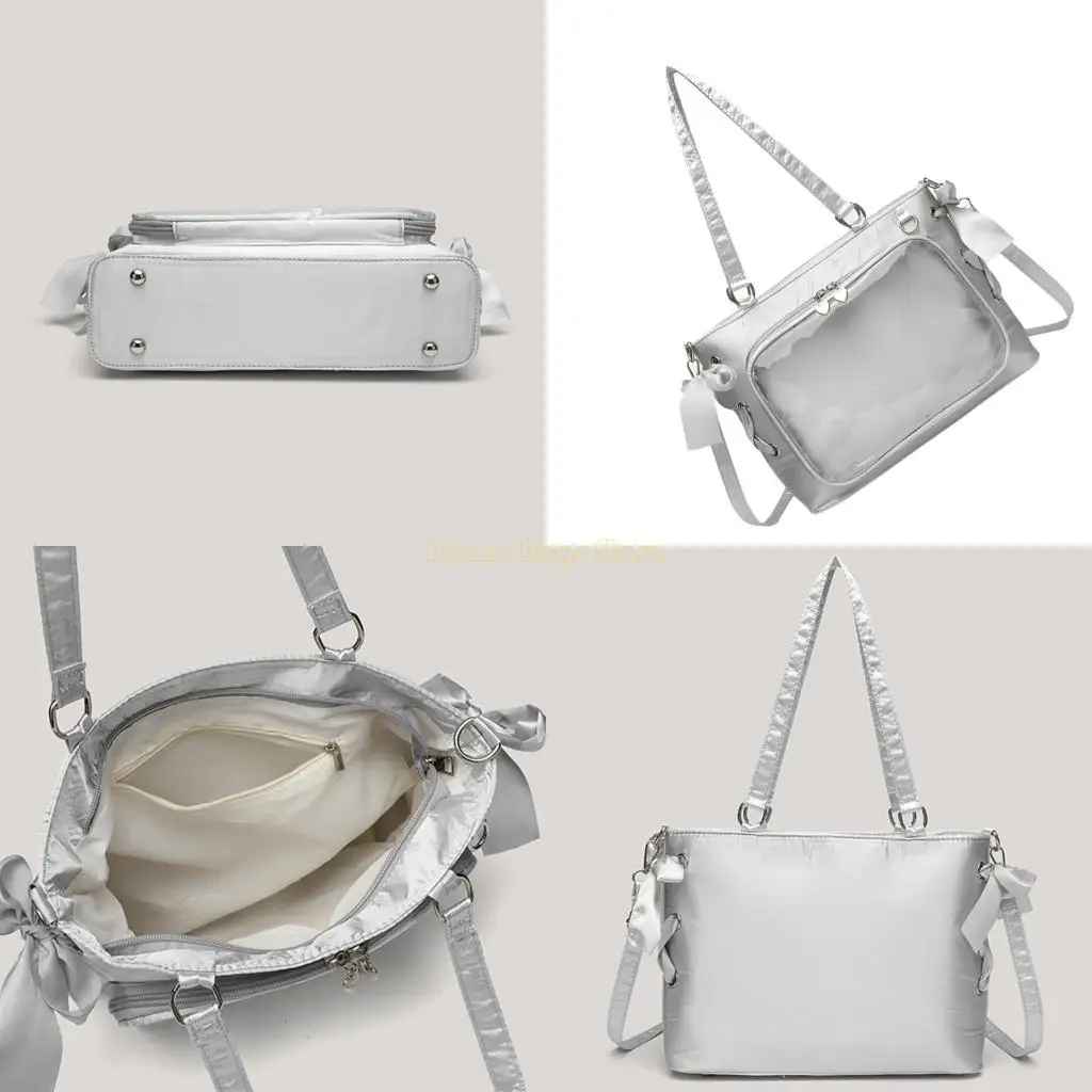 

X90D Clear Crossbody Bag Lovely Itabag Fashion Shoulder Bag for Pin Display