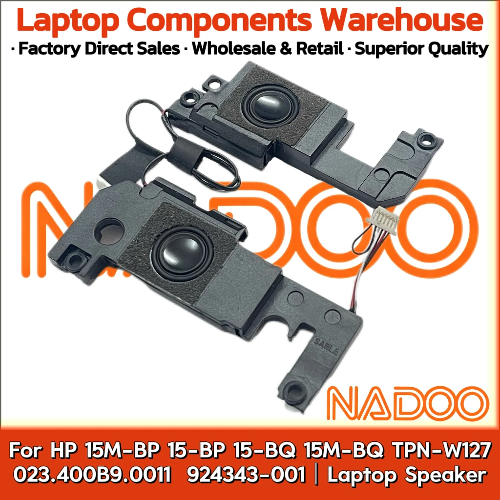 New Original Laptop Notebook Audio Speaker For HP 15M-BP 15-BP 15-BQ 15M-BQ TPN-W127 023.400B9.0011  924343-001