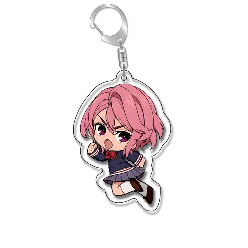 Anime Dandadan Momocute Cartoon Key Ring Keychain Jewelry Girl Pendant Fashion Children Gift Accessories Bag Charms Acrylic - view 5