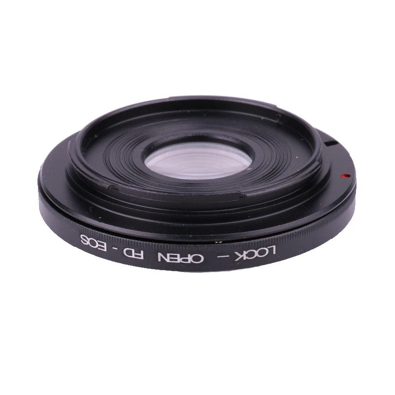 For FD-EOS FD-CANON FD Lens Adapter Ring With Optical Glass Focus Infinity Mount to for canon EOS EF Camera 500d 600d 5d2 6d 70d