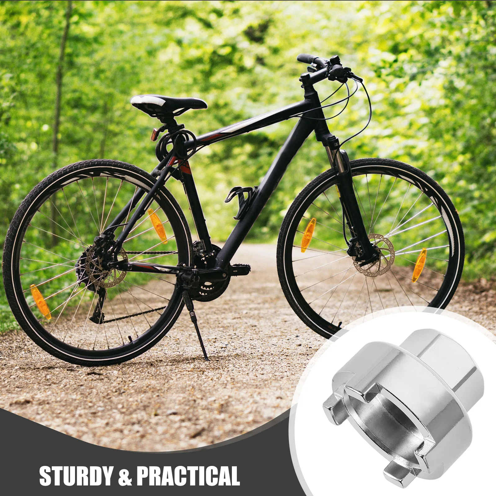 

Bike Single Speed Flywheel Removal Tool Precision Installation Maintenance Flywheel Wrench Remover Fixed Gear Bicycle Repair