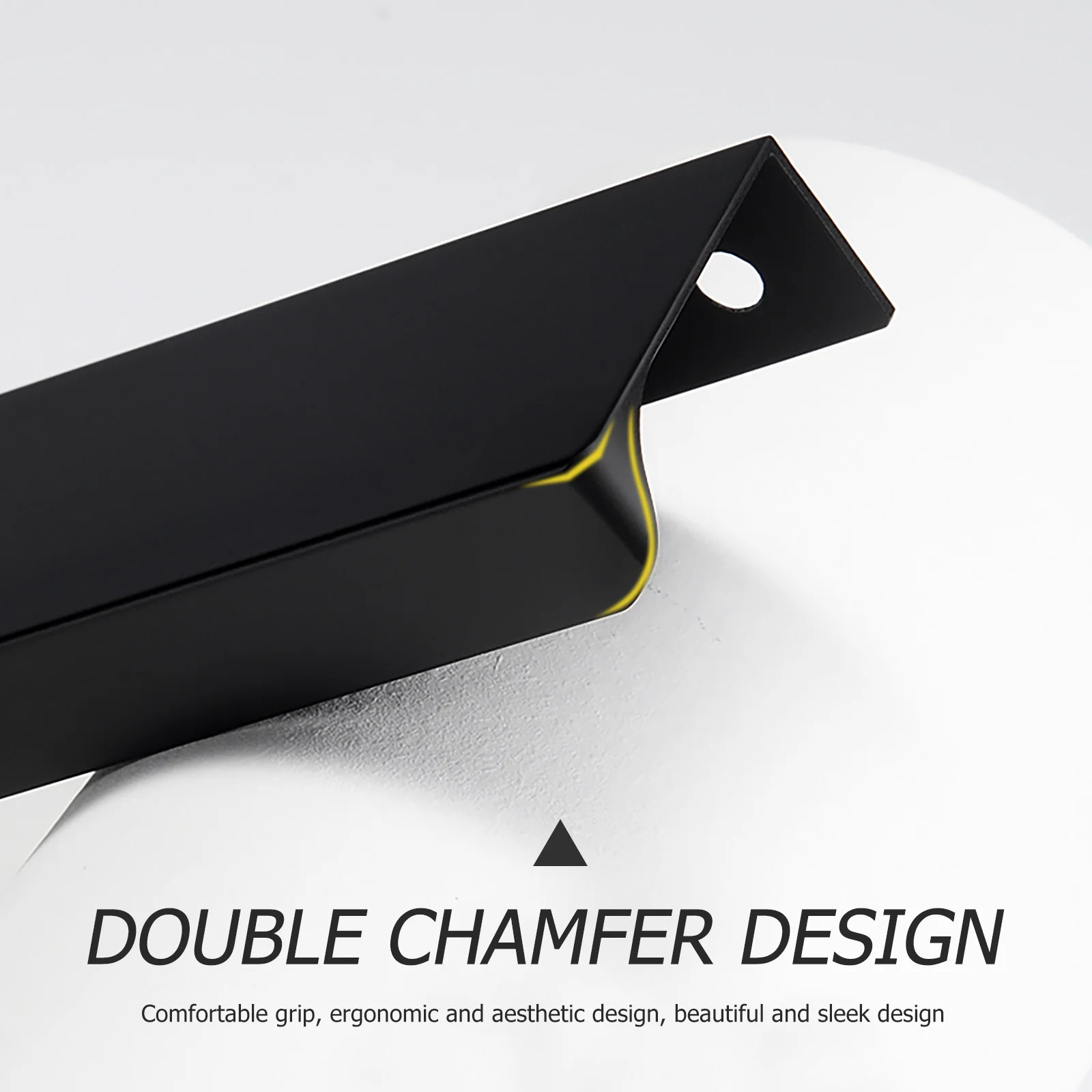 

1Set Wardrobe Pull Handle Durable Embedded Cupboard Door Handle for Drawer Cabinet Furniture Modern Design Comfortable Grip