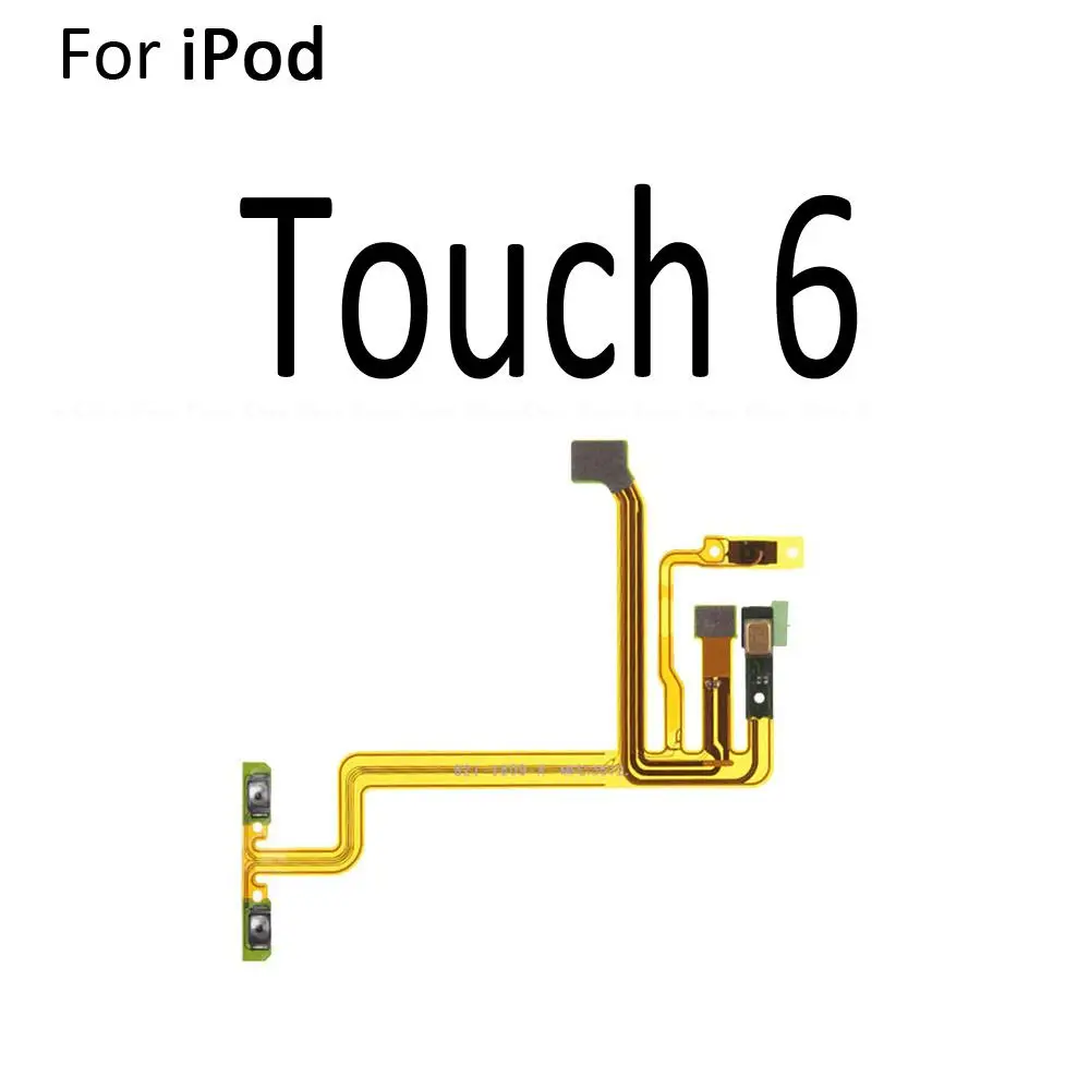 Volume Button Power Switch On Off Button Flex Cable For iPod Touch 2 3 4 5 Nano 6 7 Up Down Button Replacement Parts