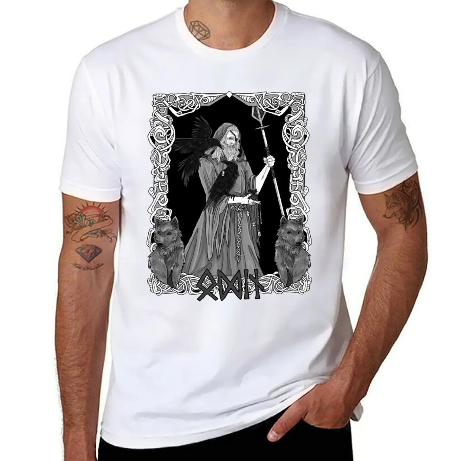 

Odin, God of Wisdom T-Shirt t shirts for man graphic tees anime tshirt T-Shirt