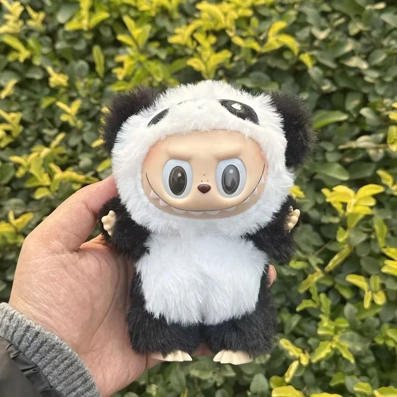 New Arrival Monster Labubu Series Cute Chinese Panda Creat Handmade Change Vinyl Doll Ornament Replica Toy Birthday Gift Pendant