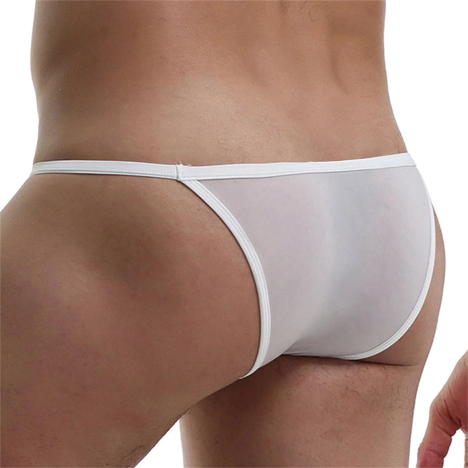 CLEVER-MENMODE Men Sexy Bikini Thong Ultra Thin Underwear Bulge Pouch G String Jockstrap hombre Briefs Lingerie T-back Underpant