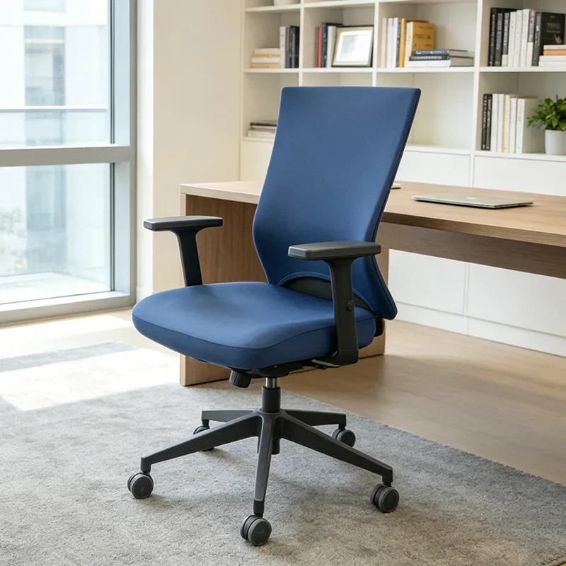 Conference seat cover, backrest lift swivel chair cover, household solid color chair cover