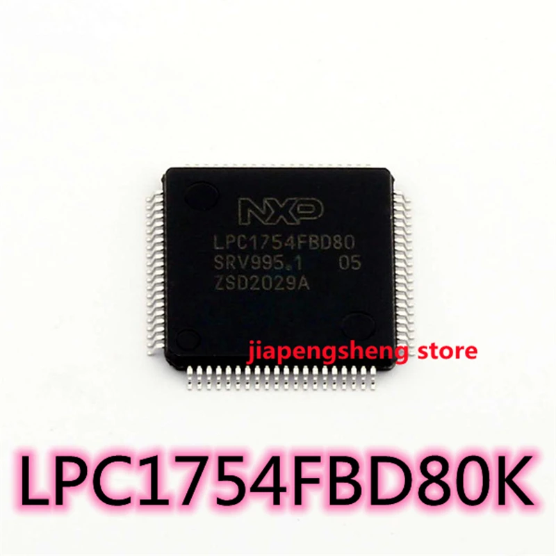 LPC1754FBD80K Microcontroller Chip, MCU, LQFP-80, Imported, New