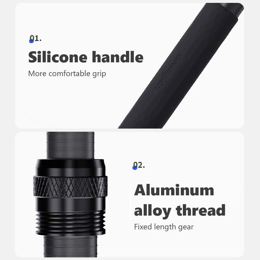 For Insta360 Go Pro 3 M Carbon Fiber Invisible Selfie With Ultra-long Length Selfie Five-speed Stick Stick Extended Edition P7F0