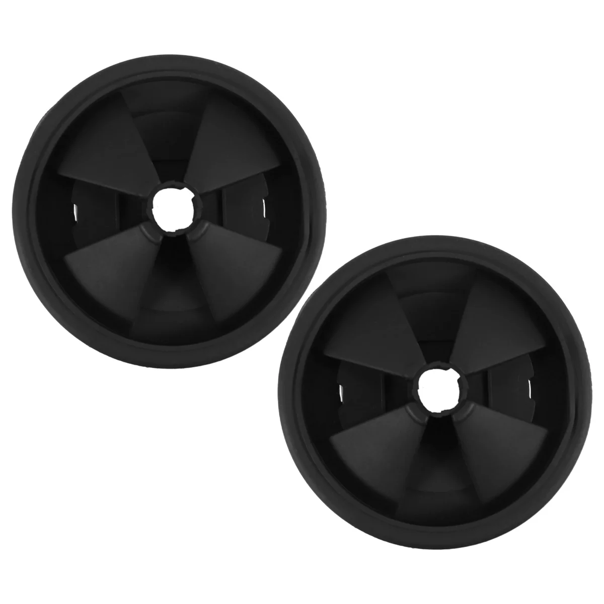 2 Stuks Siliconen Afvalverwijderaar Anti Spatten Deksel 87Mm Buitendiameter Geschikt Voor Insinkinkerator Voedsel Afval Weggooier