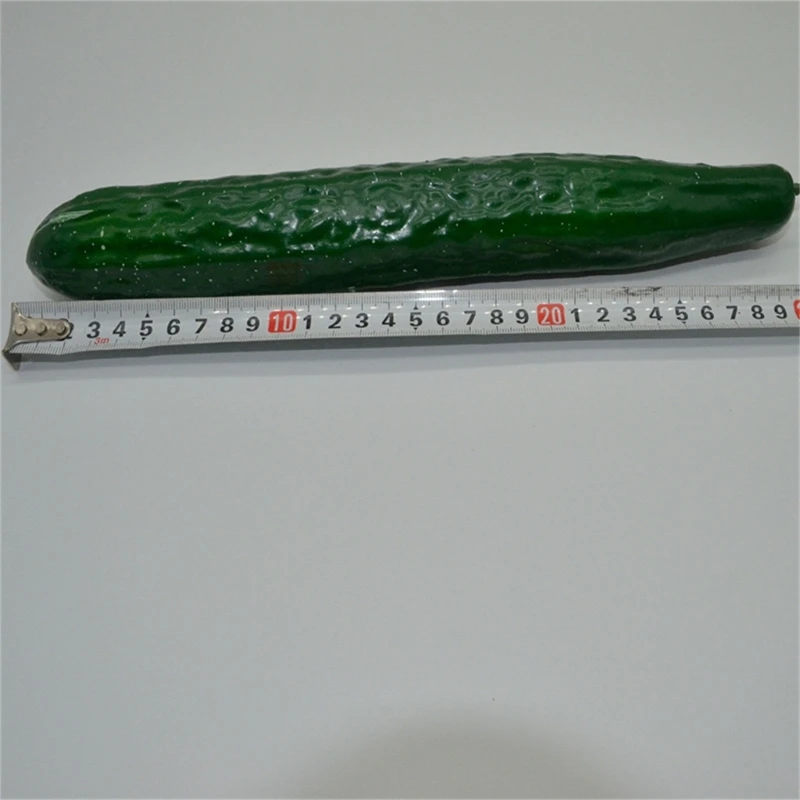 Simulations Vegetable Realistic NoWithering Wear-resistance Photography Props Simulations Cucumbers Model for Dining