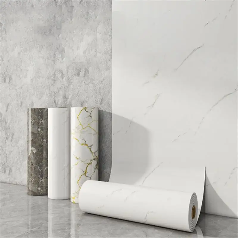 Self-Adhesive Marble Tile Stickers Are Easy To Peel And Apply Oil-Resistant And Suitable For Bathroom Marble Tile Walls.