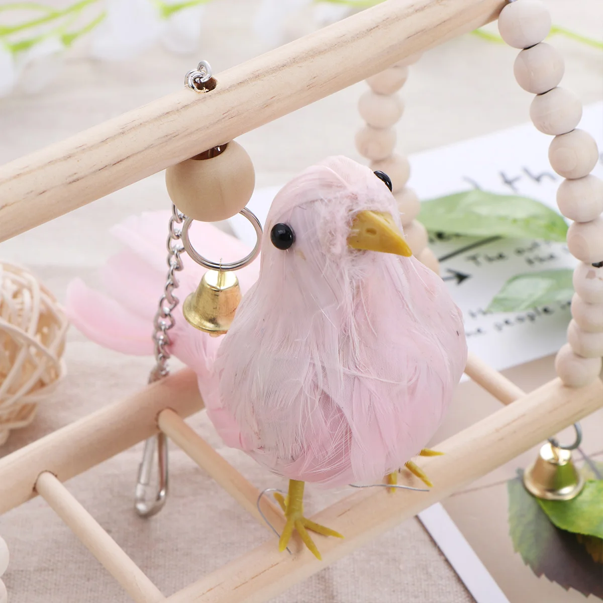 

Artificial Birds Decor Lifelike Feathered Bird Ornament Home Decoration Christmas Tree Bonsai Cage Table Display