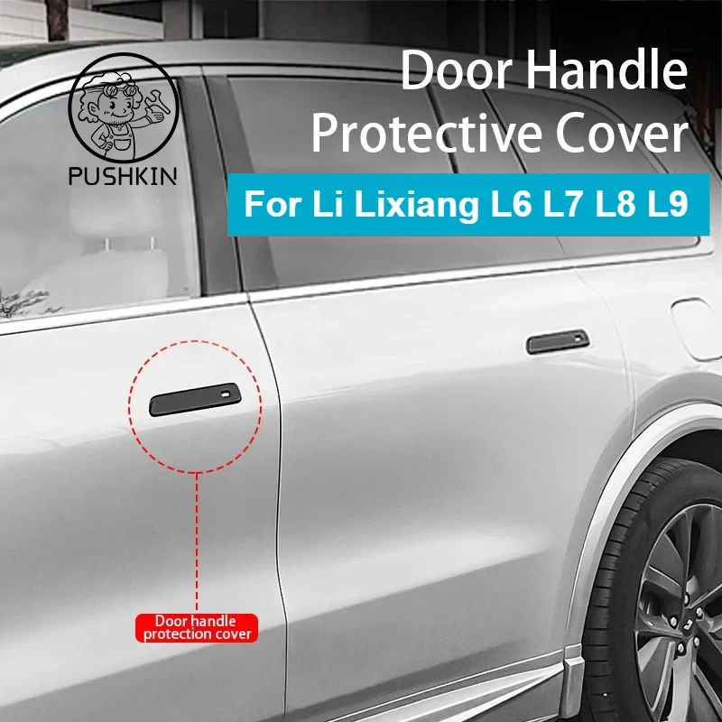 For Leading Ideal Li Lixiang L6 L7 L8 L9 Car Door Handle Protective Sticker Anti Scratch Collision Protection Accessories for LI