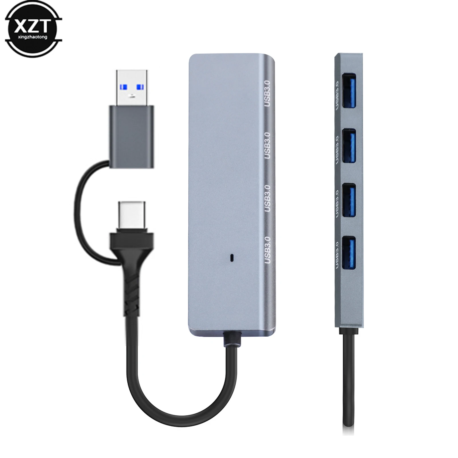 USB Type C HUB 5Gbps High Speed 4 Ports USB 3.0 HUB Splitter OTG Adapter For PC Computer Accessories