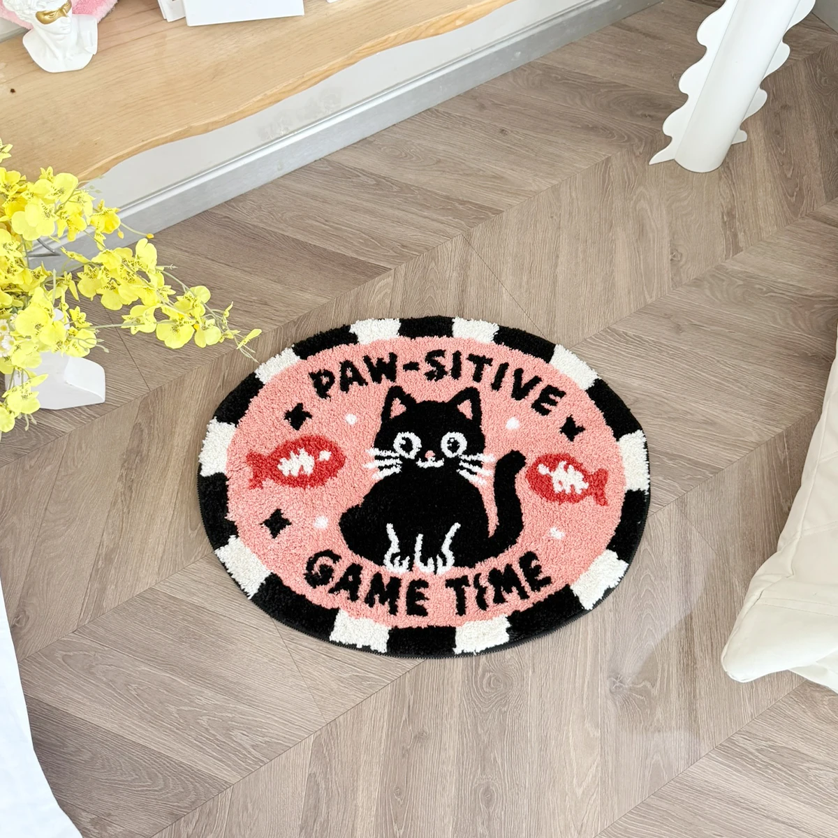 Owalny Czarny Dywanik z Motywe – Outdoor Camping Games For Adults recenzja i cena