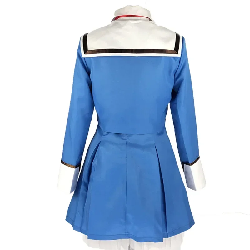 Anime High-Rise Invasion Cosplay Shinzaki Kuon Costume Women Girls Dress School Uniform