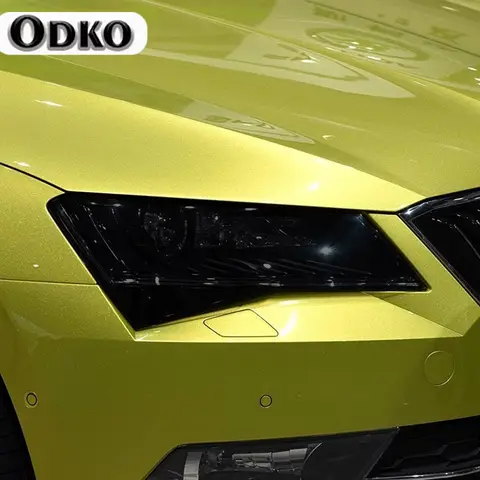 Per Skoda Superb 3 3V B8 2015 2016 2017 2018 2019 2020 accessori pellicola protettiva per fari auto adesivo TPU nero trasparente