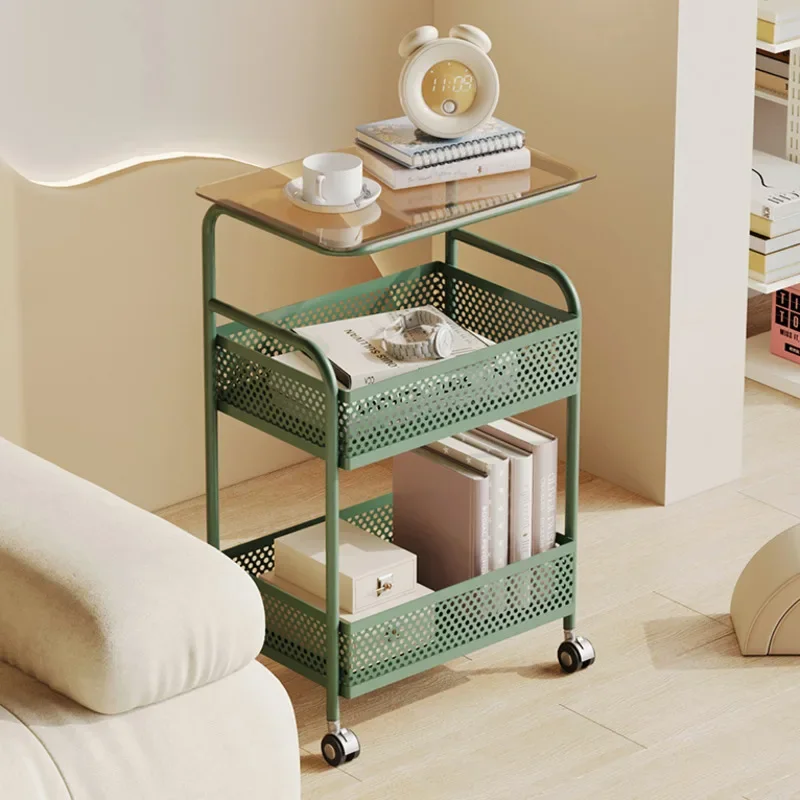 Beauty Salon Coffee Table Multilayer Tool Trolley Removable Nordic Bedroom Bedside Table Nail Shop Beauty Trolley