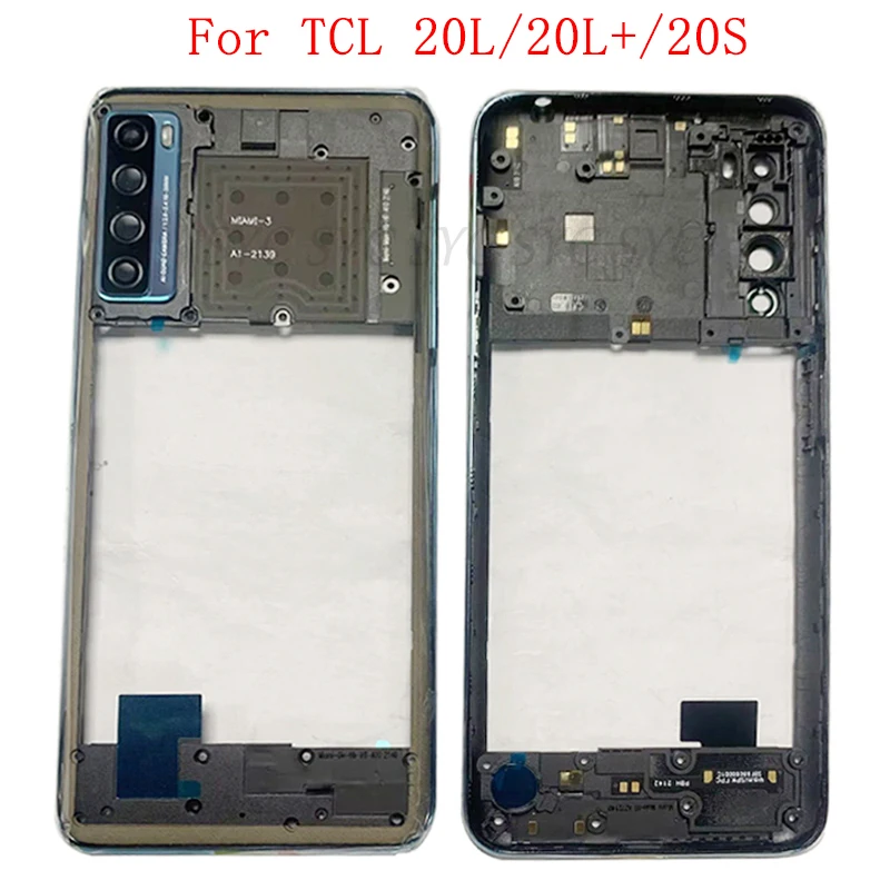 Middle Frame Center Chassis Phone Housing For TCL 20S T773 20L T774 20L+ T775 Frame Cover Repair Parts