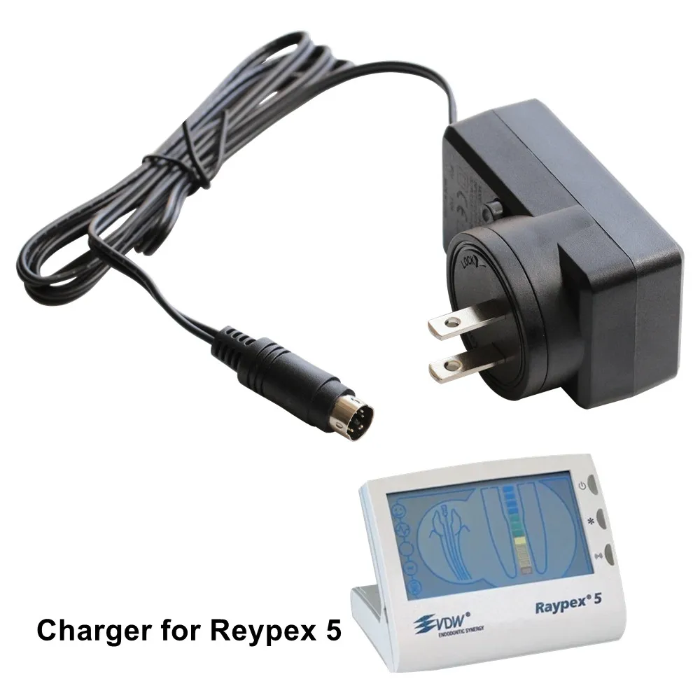 

1 Set Dental Endo Apex Locator Unit VDW Raypex 5 Power Supply AC/DC Adapter Adaptor Battery Charger US/EU/AU/UK Plug Dentistry