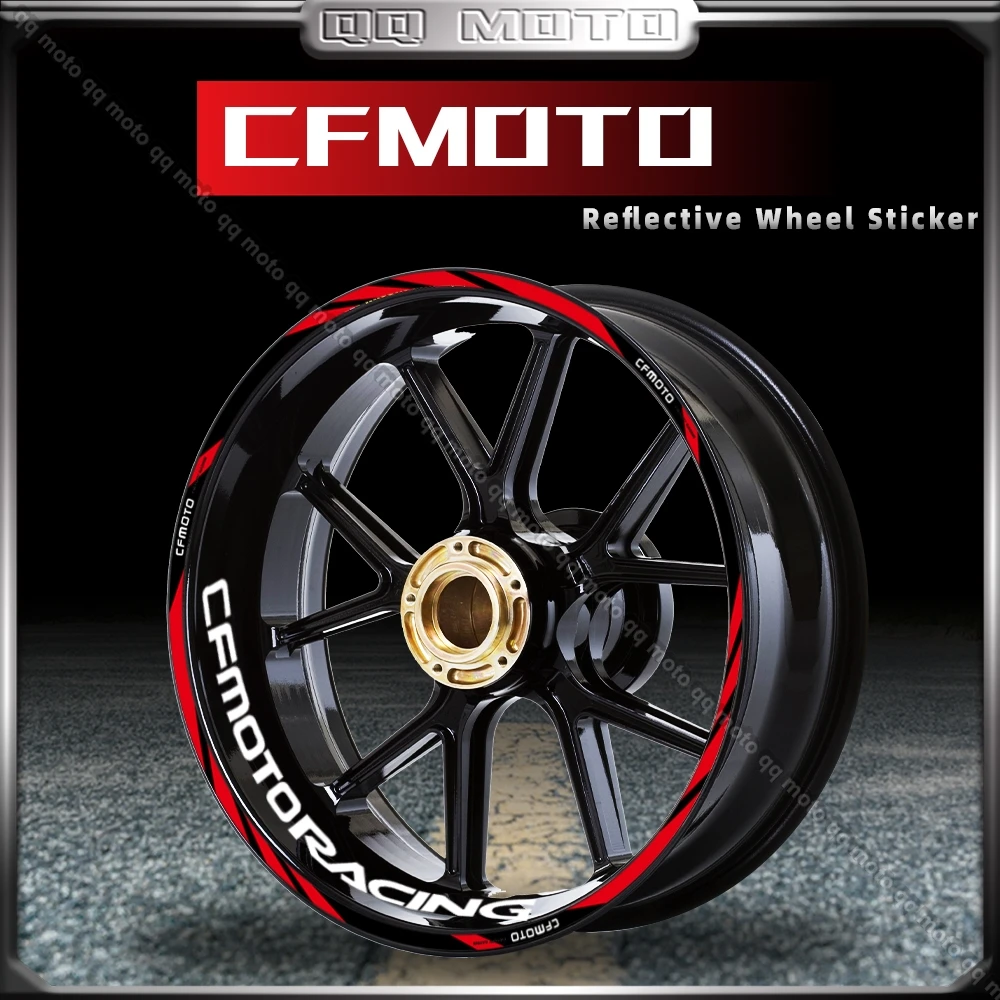 

Motorcycle Wheel Sticker Rim Decal Hub Stripe Tape Accessories For CFMOTO 150NK 250SR 300NK 300SS 400NK 400GT 650NK 650MT 650GT