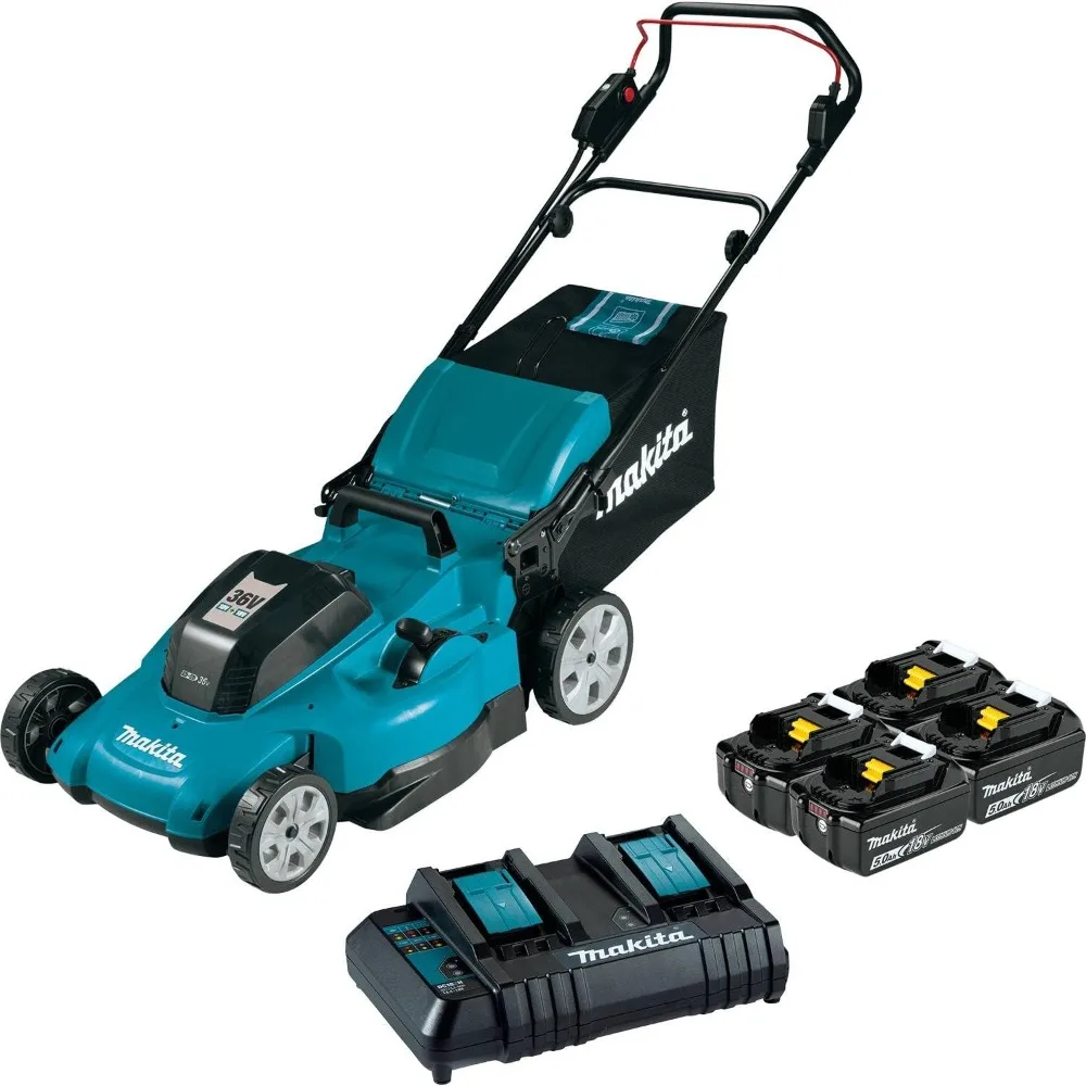 

XML10CT1 36V (18V X2) LXT® 21" Lawn Mower Kit with 4 Batteries (5.0Ah)