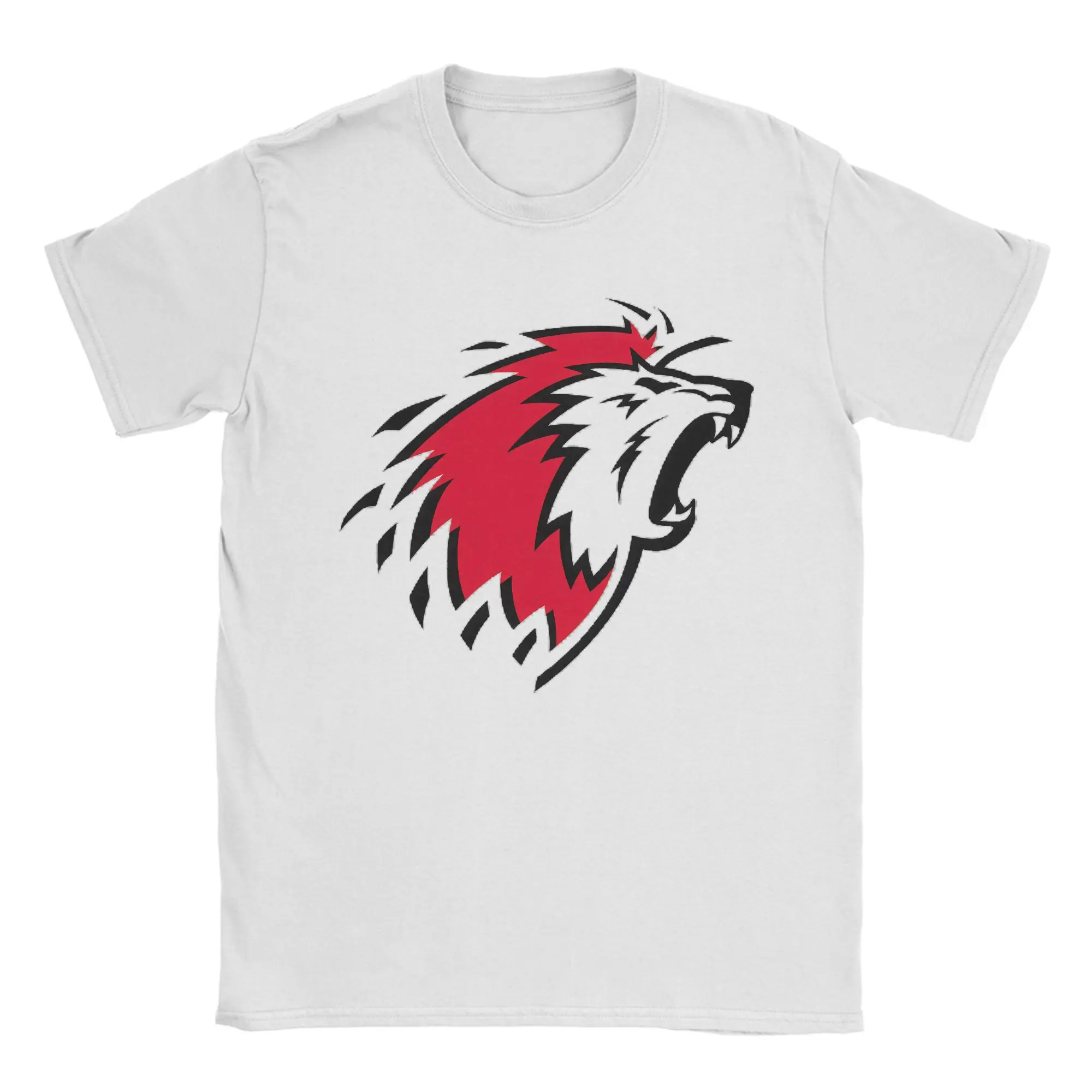 Novelty Lausannes HC Swiss T-Shirt for Men Cotton T Shirt Ice Hockey Sports LHC Short Sleeve Tee Shirt Plus Size Clothing