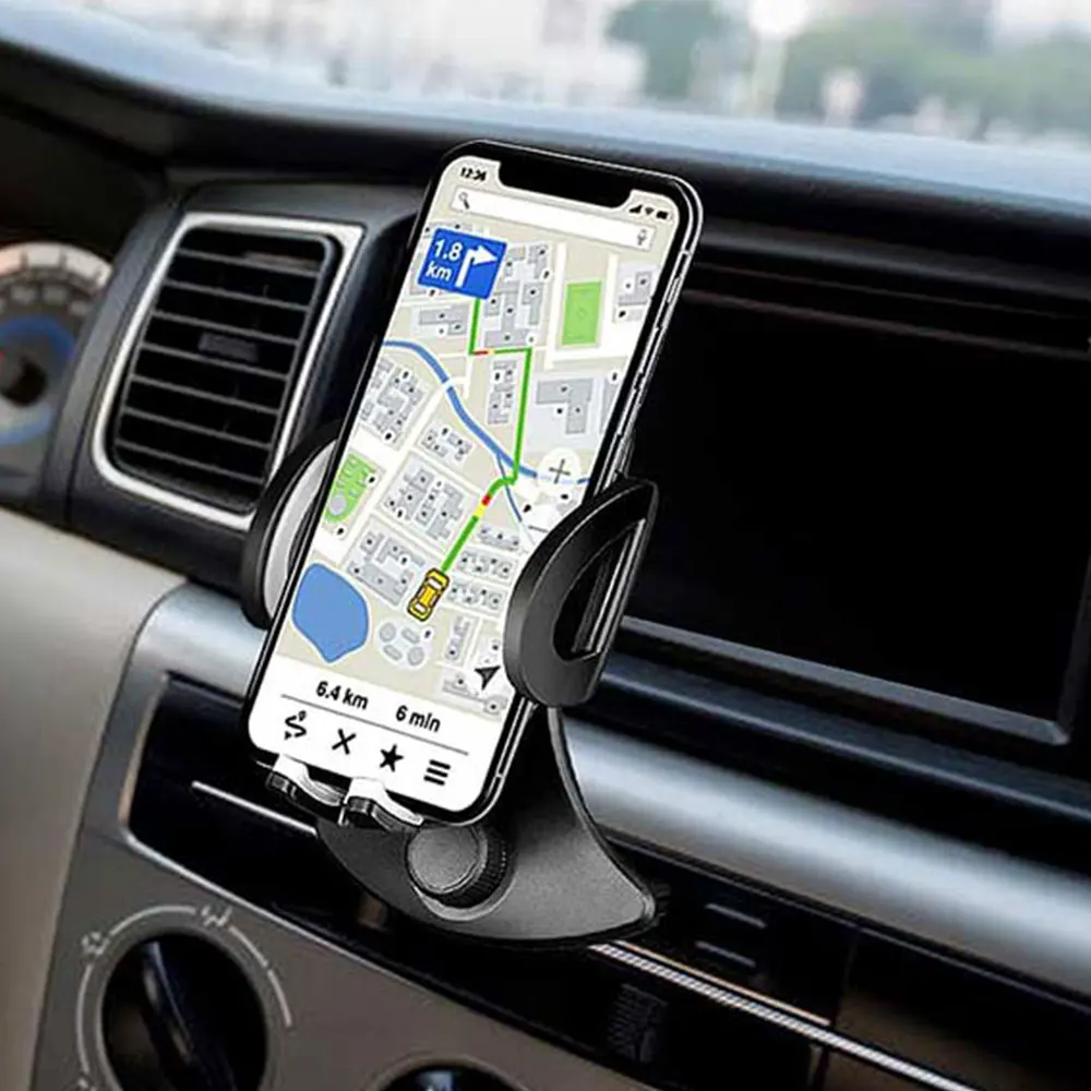 

Универсальный автомобильный держатель для телефона, подставка для CD-слота, вращающийся на 360 градусов держатель для мобильного телефона, подставка для iphone 8 XR XS Samsung Xiaomi