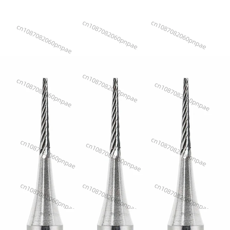 10 шт./кор. цилиндрический конус, карбид вольфрама, заподлицо, ювелирные изделия, сверление отверстий, мини-сверла для удаления заусенцев, боры для напильников