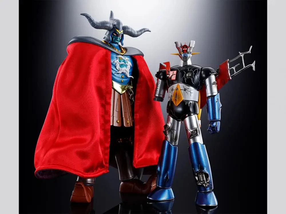In Stock Original BANDAI SOUL OF CHOGOKIN Mazinger Z vs Dark General GX-110 Ankoku Daishogun Figure Action Anime Model Boxed Toy view 6