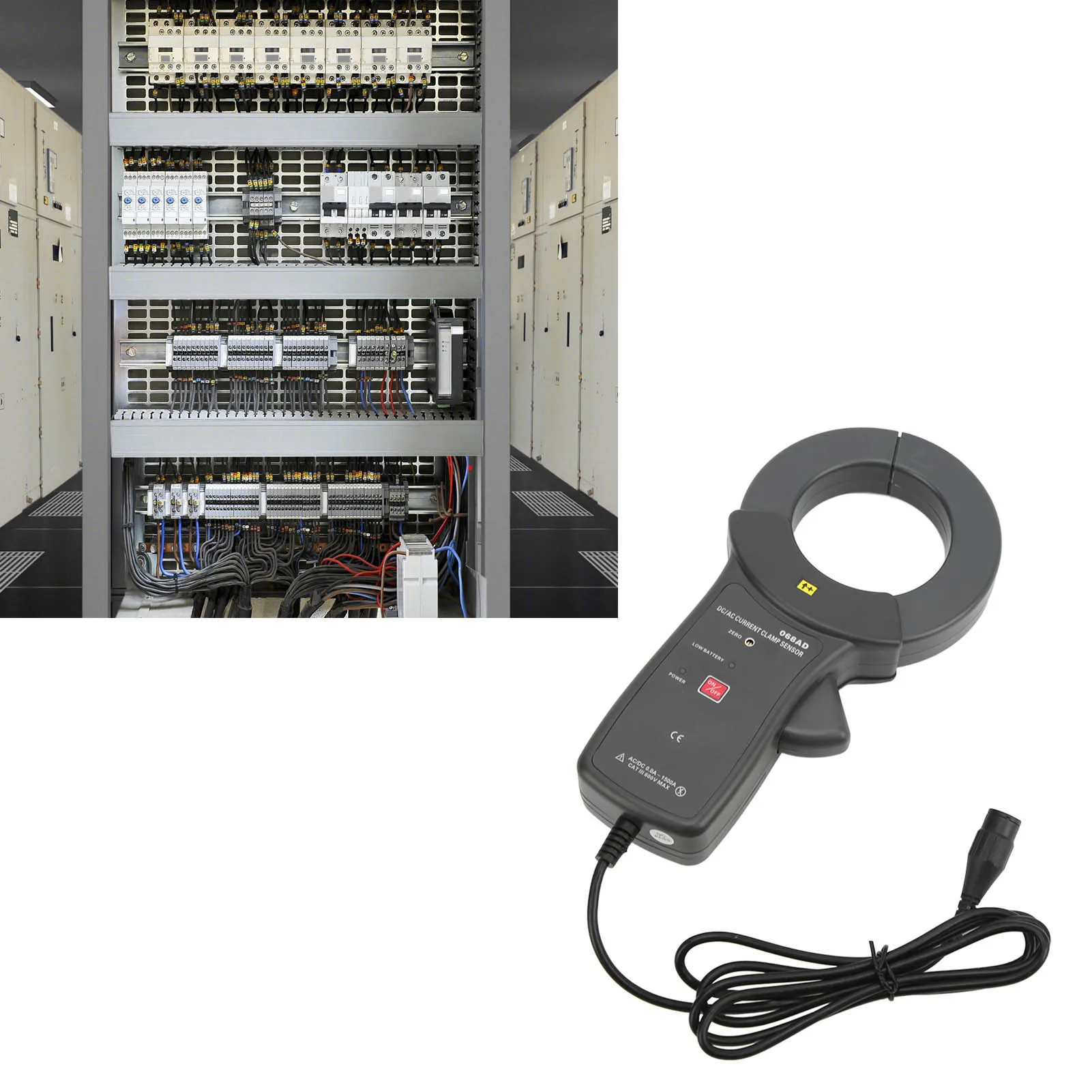 Zangenstromsensor Stromsensor ETCR068AD Zangenstromwandler Tragbarer AC-Stromsensor mit hoher Genauigkeit für die Industrie