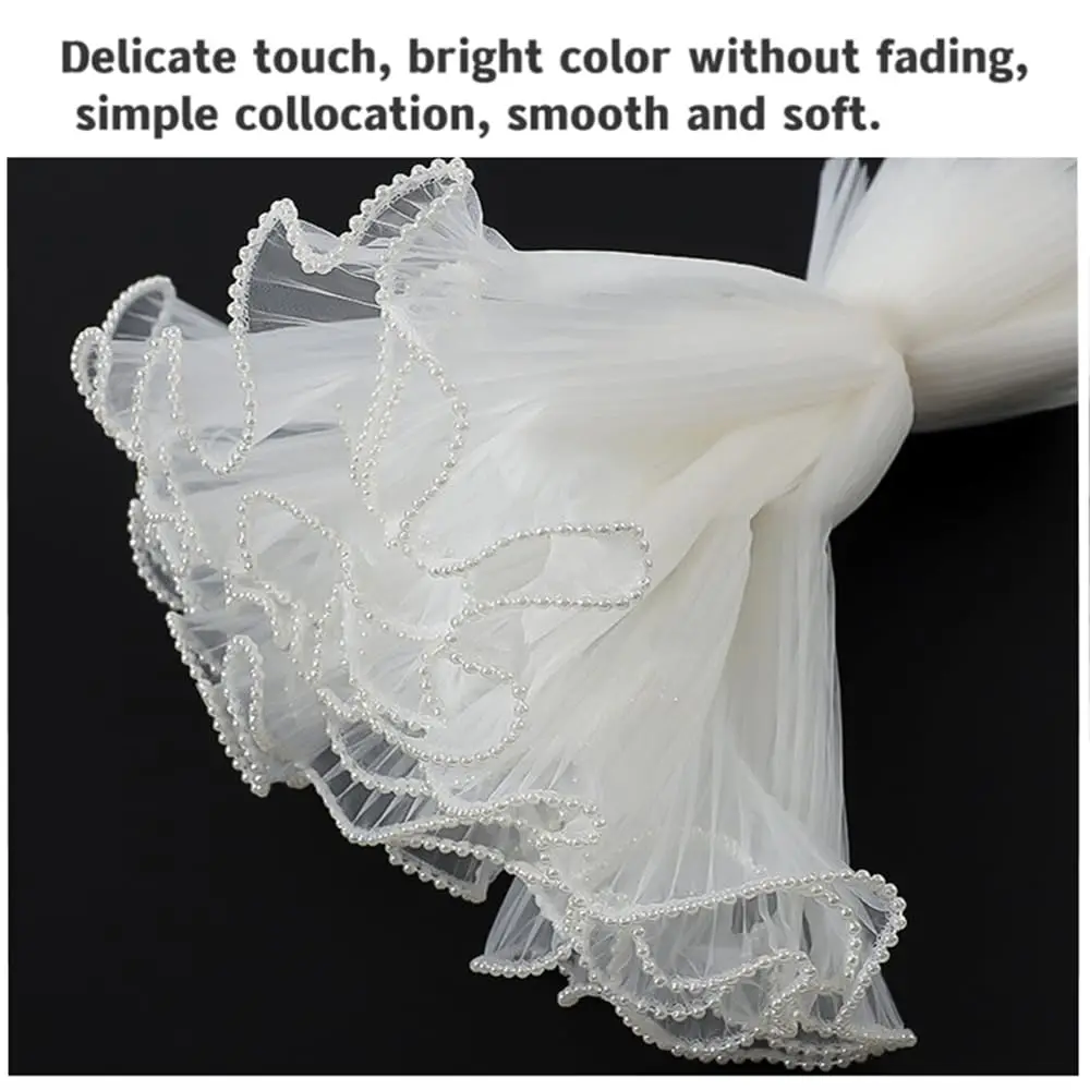 1 Pack Flower Wrapping Paper Flower Shop Bouquet Supplies White Pearl Wave Yarn Flower Wrapping Paper Wedding Birthday Supplies - view 4