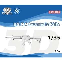 SSMODEL SSG35206 1/35 US M4 Automatic Rifle 6pcs