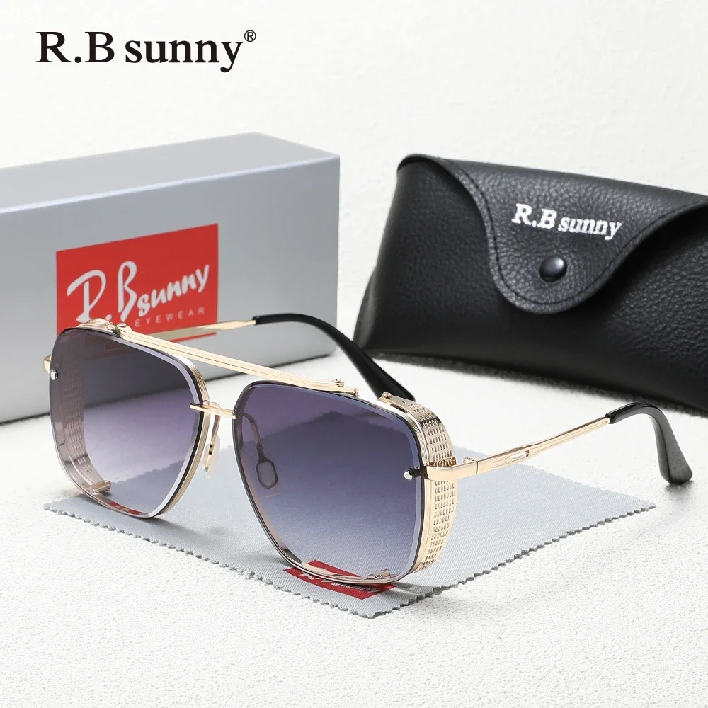 

RBsunny модные роскошные женские солнцезащитные очки UV400 для вождения на открытом воздухе, большая квадратная оправа, поляризационные антибликовые дорожные очки