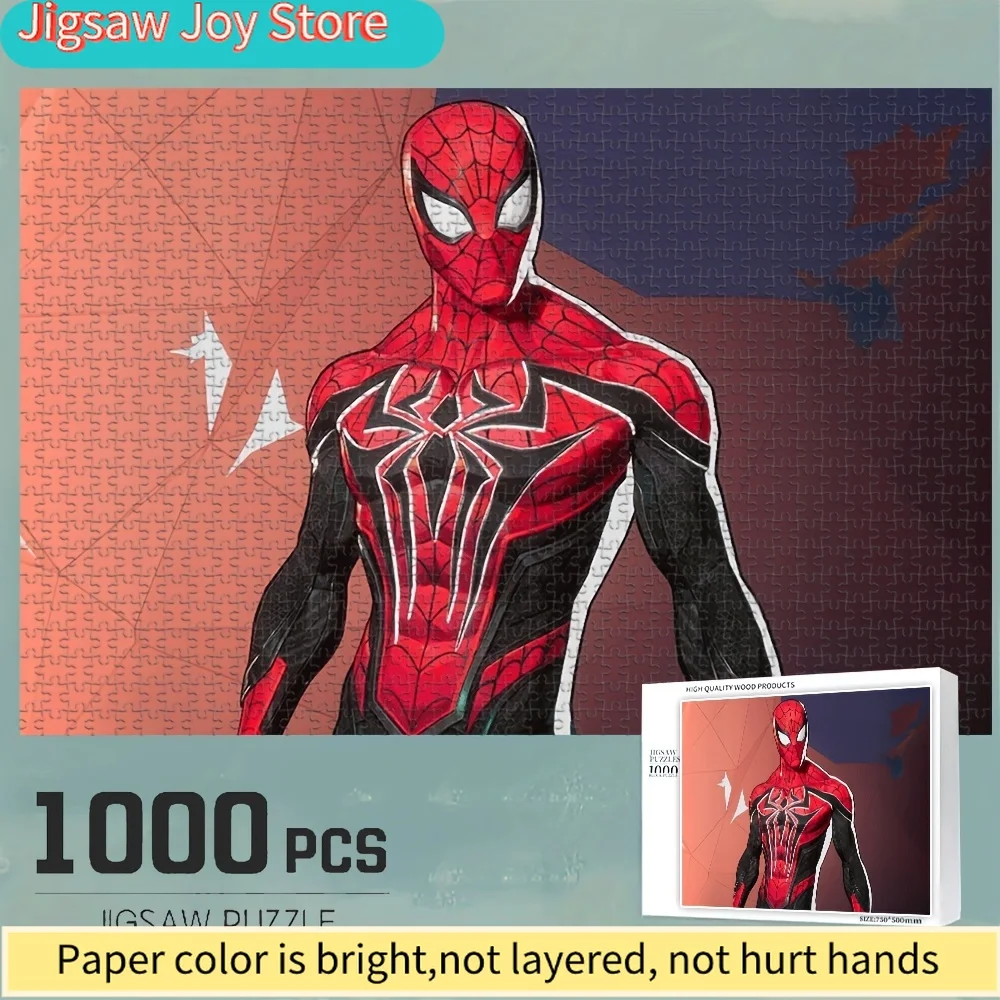 

Официальный продукт Marvel, тематический пазл, посвященный классическому персонажу комиксов и фильмов о Человеке-пауке, подходит для офисного стола, Фу.