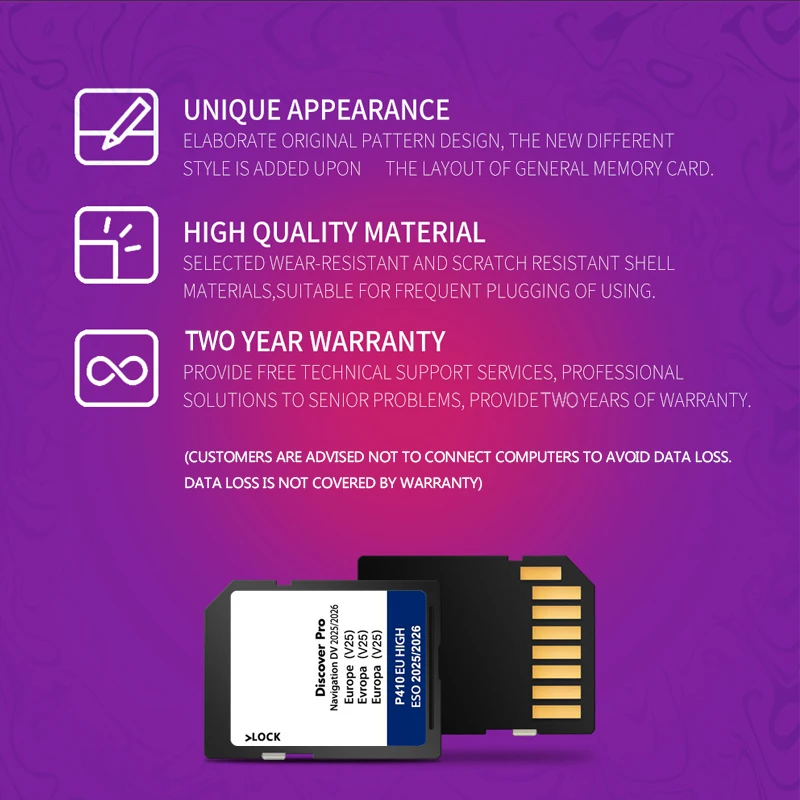 DV V25 Discover Pro Media 64GB لشركة فولكس فاجن كاليفورنيا كارافيل باسات سيارة الملاحة بطاقة SD بطاقة GPS Sat Nav خريطة أوروبا