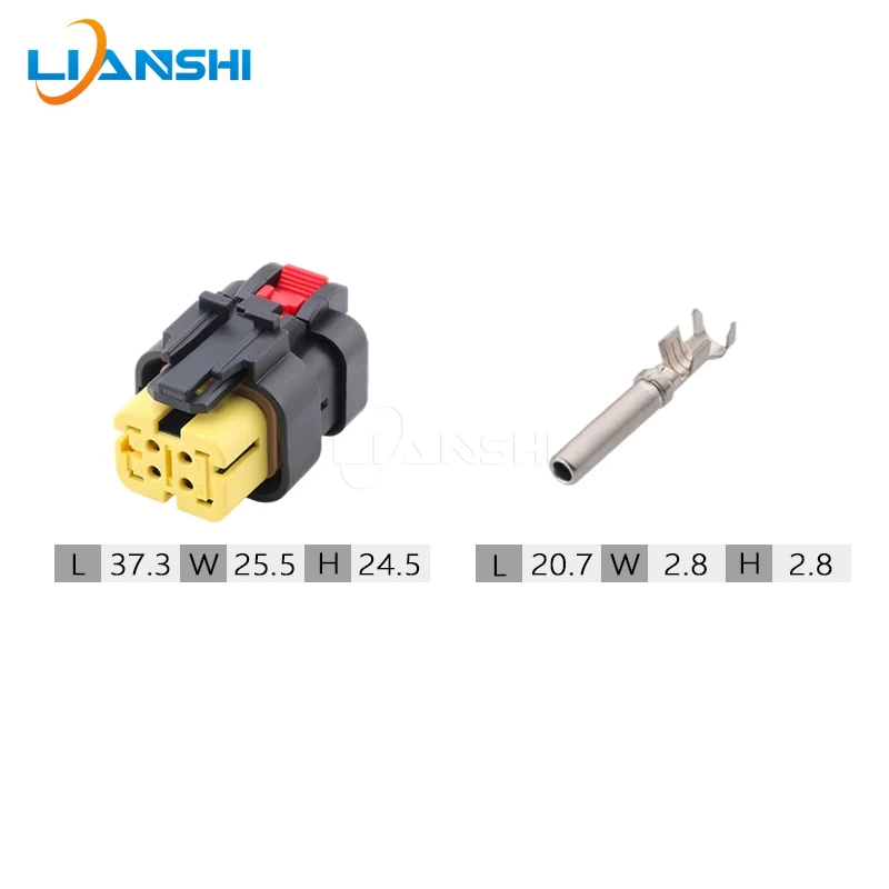 776487-3 Domestic for excavator wire harness connector plug TE type automotive waterproof connector 4-hole sheath with terminal