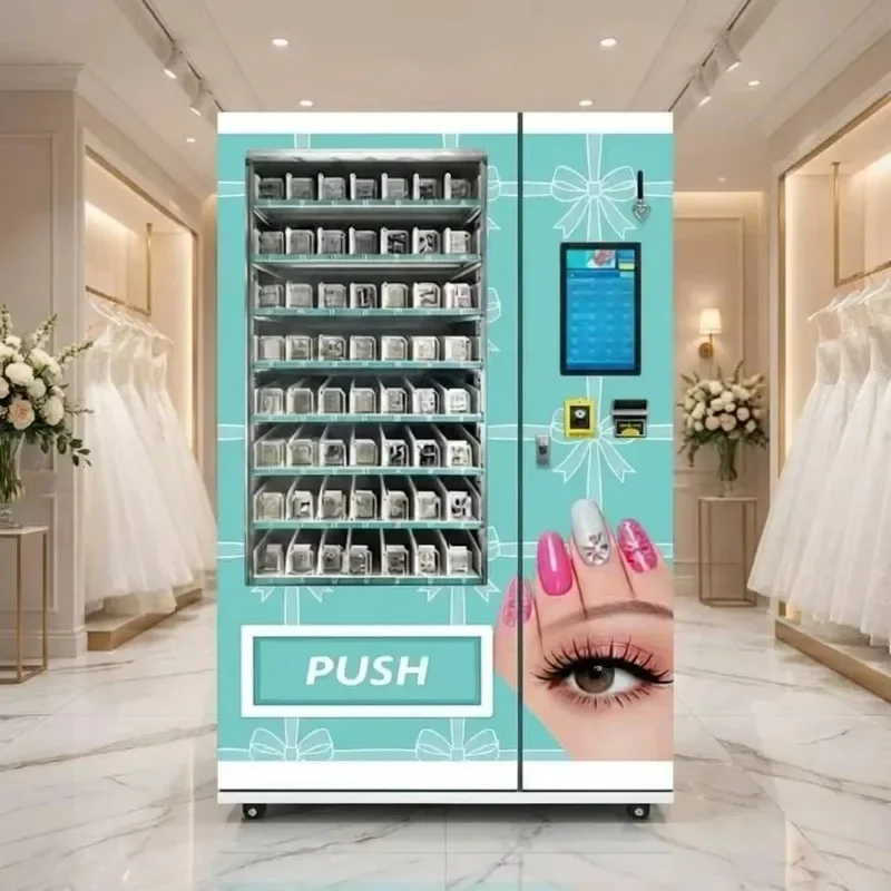 FL Commercial Intelligent Beauty Vending Machine False Lashes Cosmetic Press‑on‑nail Vending Machine For Retail Business