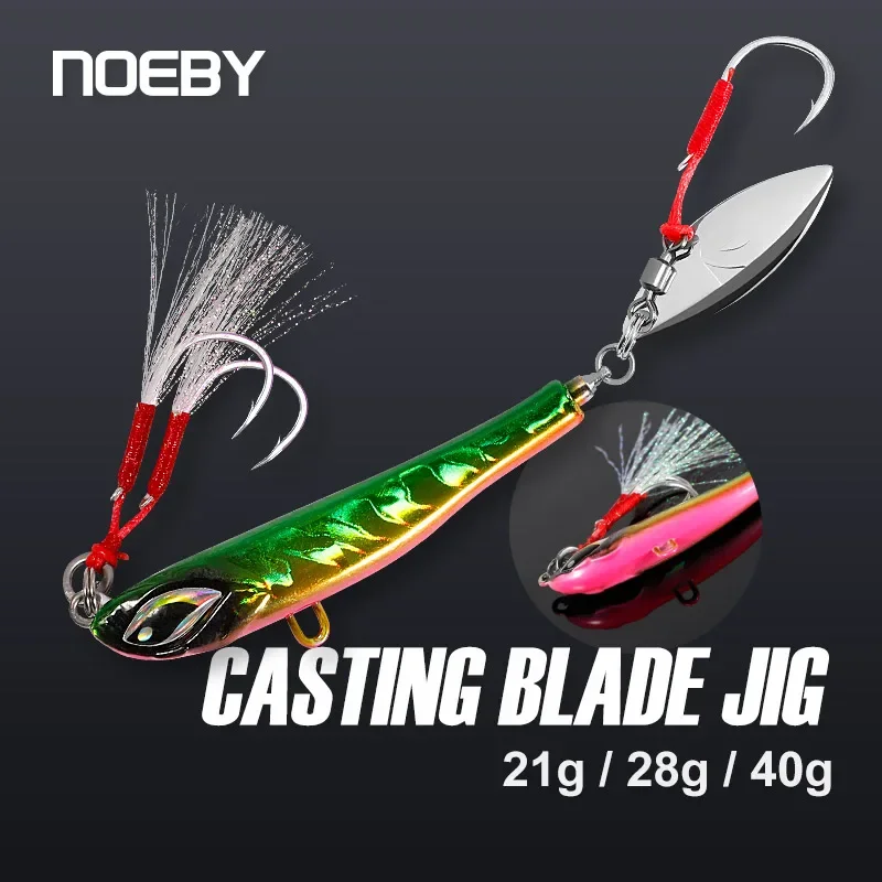 NOEBY Cuchara metálica para fundición – Jig de pesca en agua salada - imagen 3