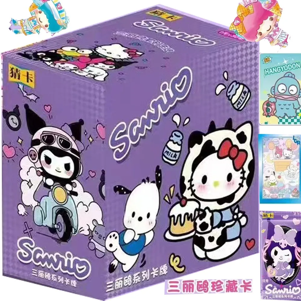 

Genuine Sanrio Card For Children Famous Cartoon Characters Kitty White My Melody Kuromi In Vogue Beautifully Detailed Comic Card