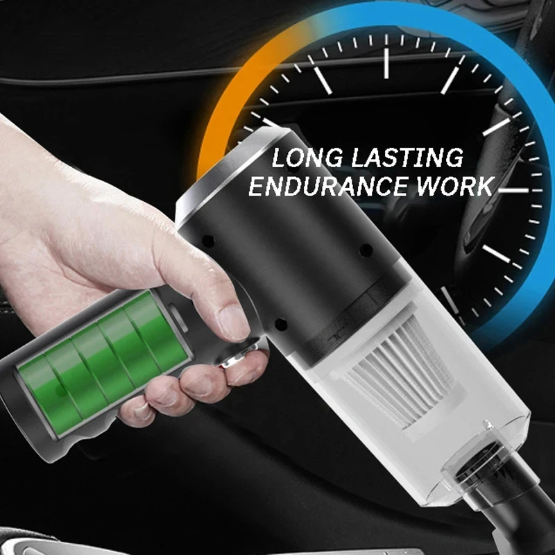 Car Wireless Mini Vacuum Cleaner High-Power Wet and Dry Dual-Purpose Multi-Function Usb Charging Portable Handheld Small Car