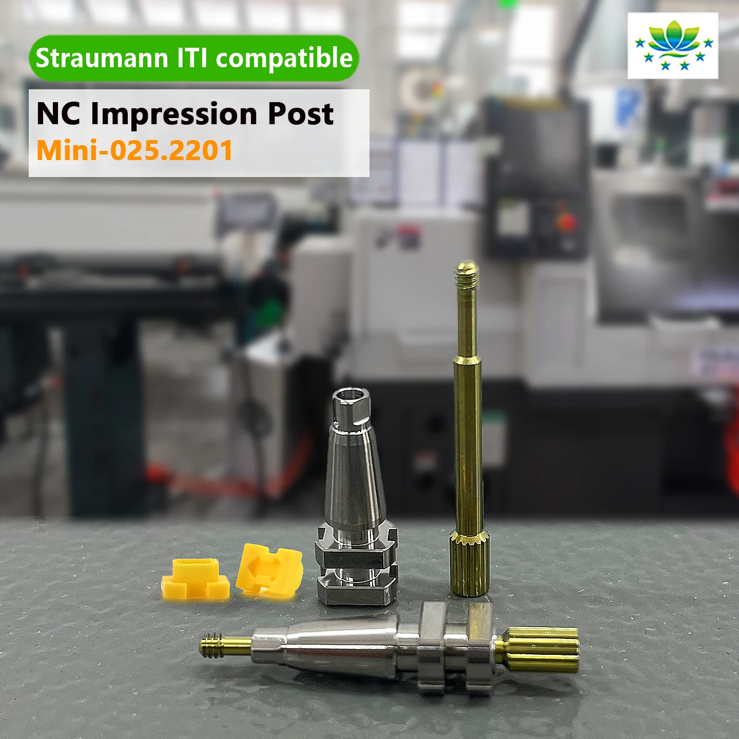 For Straumann Closed Tray Impression Coping Titanium CNC Machined for Dental Lab OEM ODM Factory Direct in Stock Fast Shipping