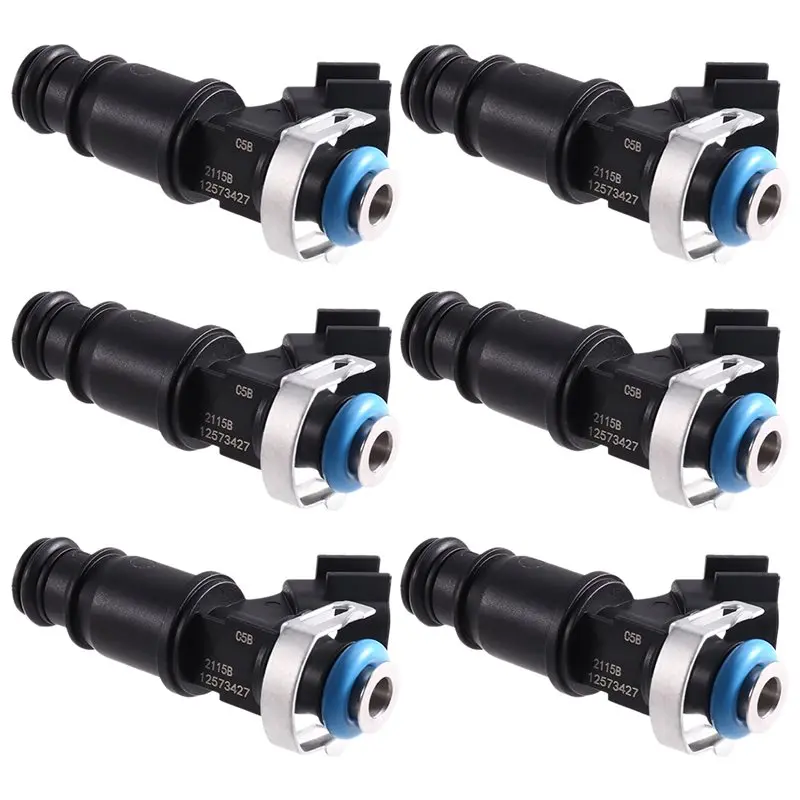 A85E-For Buick Allure Lacross Lucerne 3.8L 2005-2009 6PCS 12573427 Fuel Injectors For Pontiac Grand Prix 3.8L 2004-2008