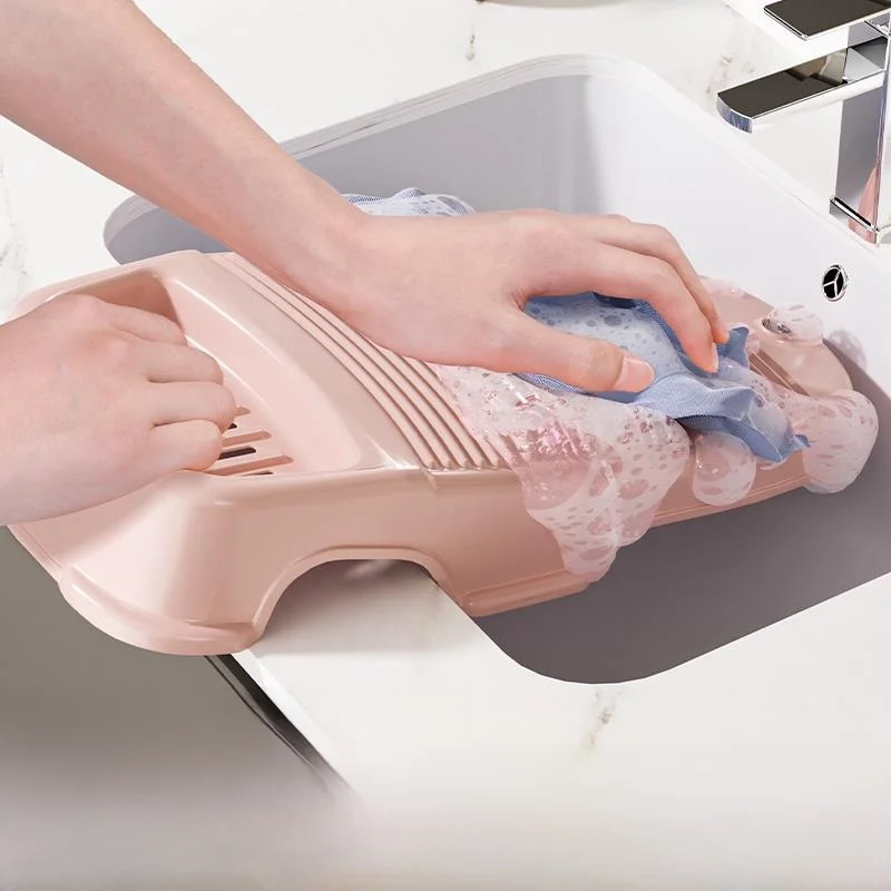 

New pe Thiened Plastic Waing Board for Hand Waing Clothes And Sos Home Use Small Size Laundry Board Pool