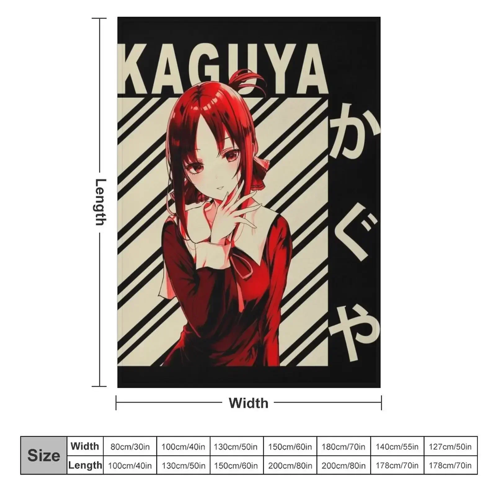 kaguya shinomiya - Vintage Art Throw Blanket Multi-Purpose Baby Luxury St Blankets For Bed Blankets